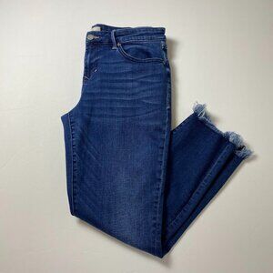 Dear John, blue mid rise Joyrich Comfort Skinny jeans, size 12/31